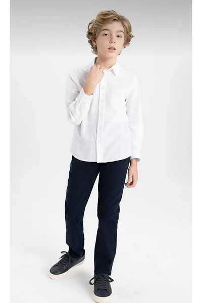 ASL GOLF CLUB Black Gabardine School Pants for Boy