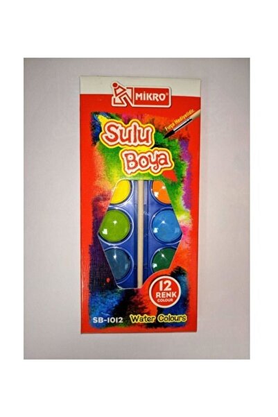 Mikro 12 Renk Sulu Boya