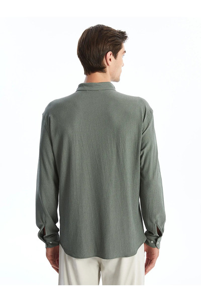 LC Waikiki Ανδρικό πουκάμισο με μακρύ μανίκι Vision Regular Fit