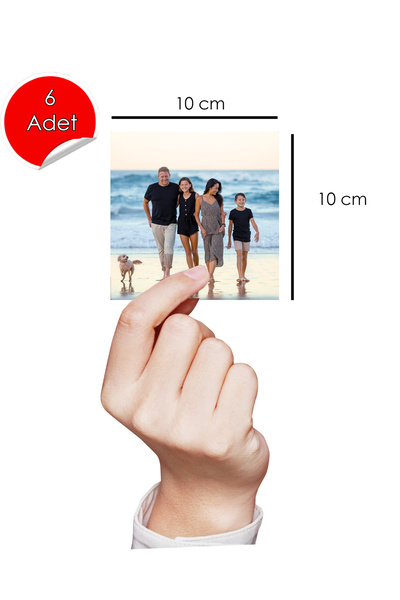 Soykan 10x10 Cm Kare Fotoğraf Baskısı - 6 Adet (14X14 POLA SÖK TAK ÇERÇEVELER...