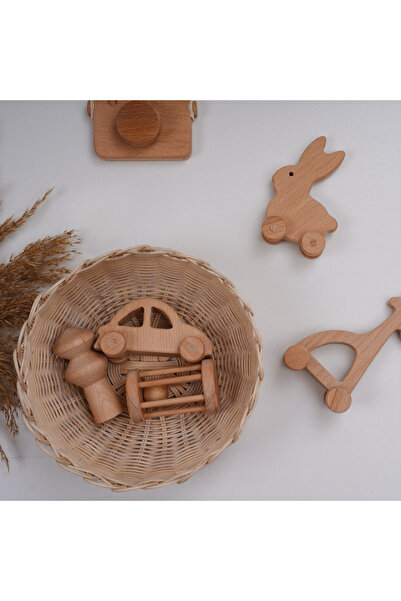 BİANNE ATÖLYESİ Καλάθι παιχνιδιών από μπαμπού από ρατάν - Βρεφικό δωμάτιο