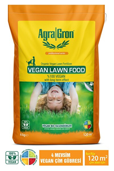 AgraGron Çim Gübresi 6 Kg Organik İçerikli Çim Coşturan Gübre Alman Lisanslı