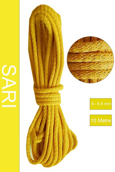 Bevella Macrame Cord 10 Meters Macrame Rope - Multi-Purpose, Cord Kaytan Supla Mop Rope