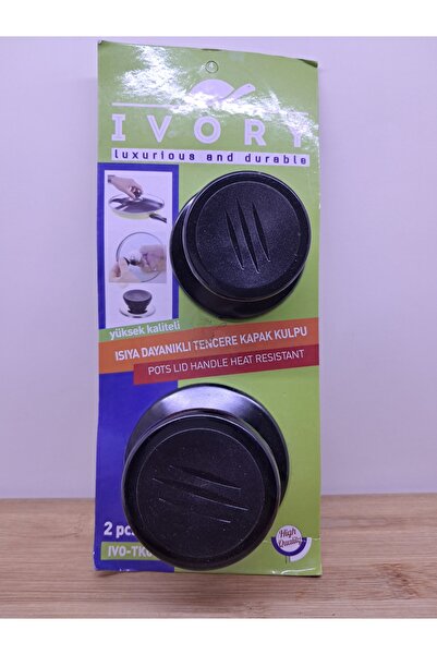 blackleg Isıya Dayanıklı Tencere Kapağı Kulbu 2"li, Tencere Kulbu Kapak Tepesi