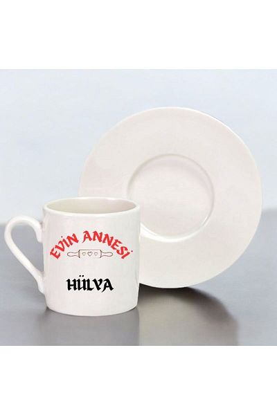 Nino Store 🌸   Mother of the House Printed Gift Single Turkish Coffee Cup 🌸