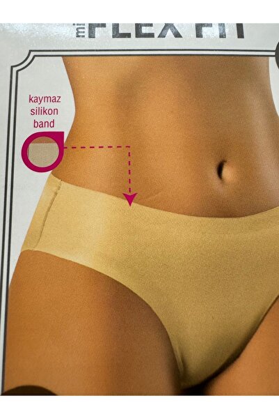 Tutku Lazer Kesim Midi Slip Külot TEN - M
