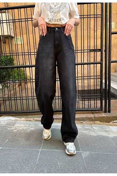 DENİKK Trend Wide Leg Baggy Denim Trousers-wide Leg Loose Fit Jeans