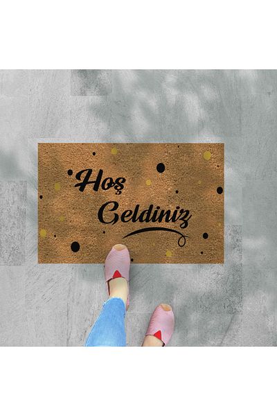 M&H Quality Modern Digital Door Mat - Welcome Welcome - Door Front Decorative Door Mat