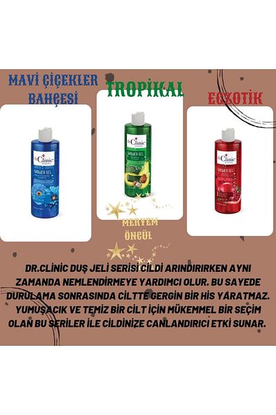 Dr. Clinic Dr.clinic Blue Flowers Garden Shower Gel 400 Ml