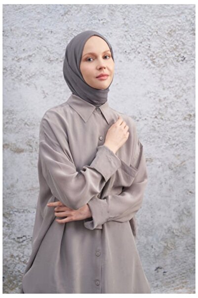 ARMANDA Smoked Bamboo Crochet Patterned Shawl