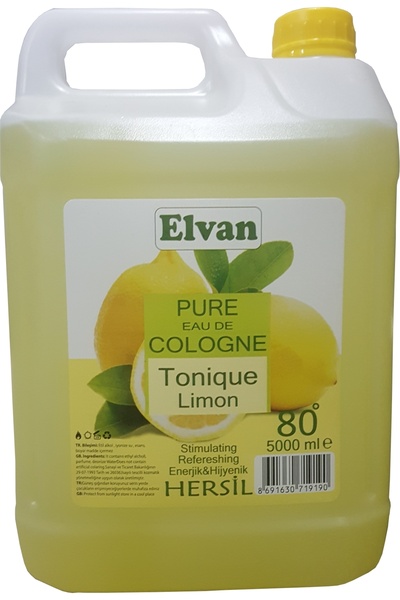 Elvan 80 Derece Limon Kolonyası 5 Lt