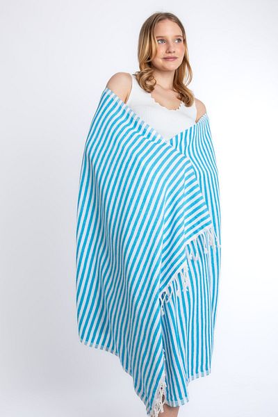 SensoMia Perla Model 90x190 Cm Bumbac Peshtemal - Prosop de plajă, baie, duș, mare, piscină și yoga