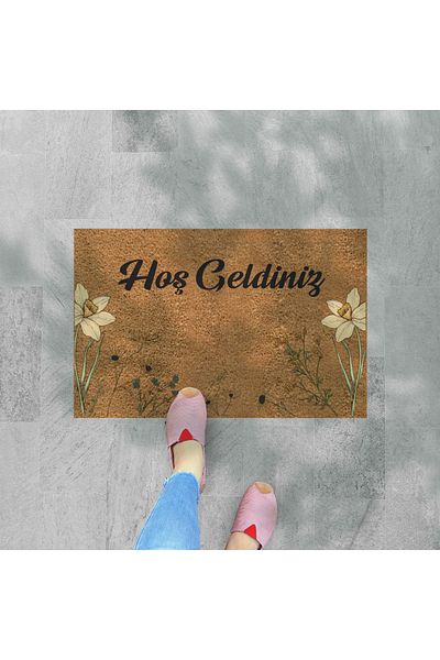 M&H Quality Modern Digital Door Mat - Welcome Welcome - Door Front Decorative Door Mat