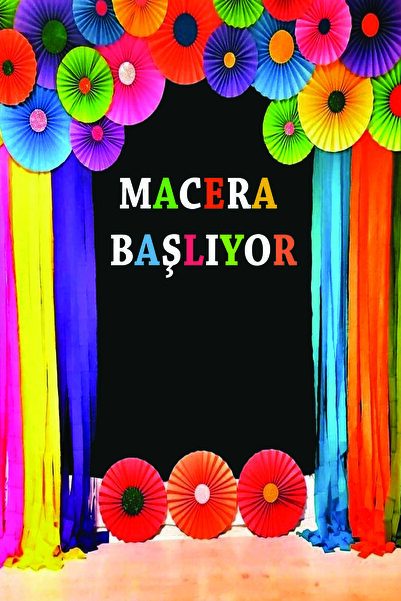 avrupakutu Macera Başlıyor Okulda İlk Günüm Fotoğraf Panosu Branda 100x150 Br...