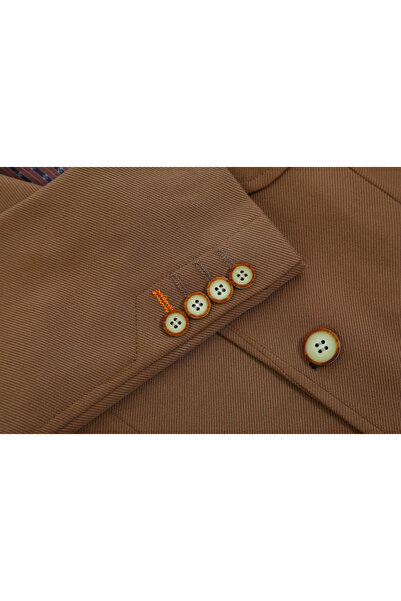 ACTUAL Camel Slim Fit Blazer - Single Jacket 7160-1-4