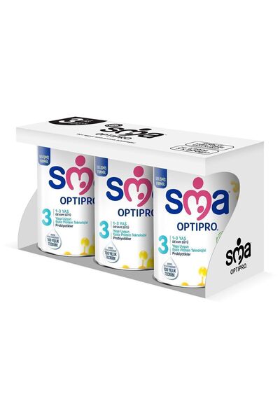 SMA 3 Optipro Probiyotik Devam Sütü 800 gr X 3 Adet