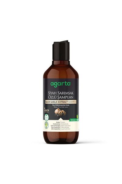 Agarta Natural Hair Loss Shampoo with Black Garlic - 400 ml