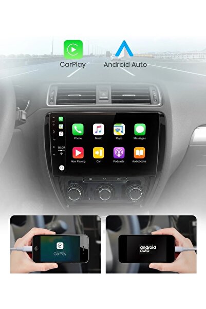 NKMCHI NAKAMICHI VW Jetta 2011-2018 Uyumlu Android Multimedya 8gb ram 128gb h...