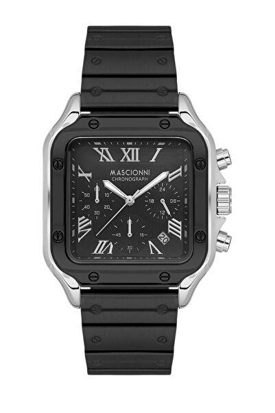 mascionni M.1.1265.5 Fonksiyonlar Aktif Chronograph Siyah Erkek Kol Saati