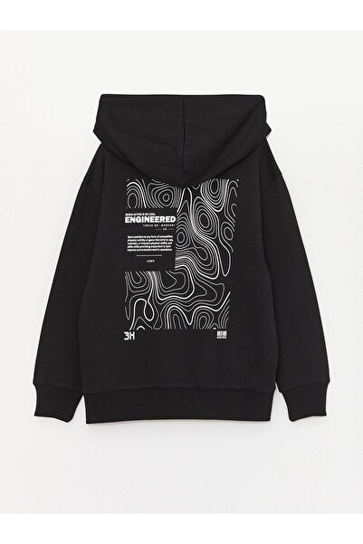 LC Waikiki LCW Kids Baskılı Uzun Kollu Erkek Çocuk Hoodie ve Eşofman Altı