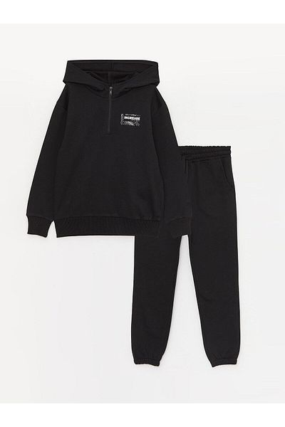LC Waikiki Lcw Kids Boys Hoodie and Sweatpants - Long Sleeve, Printed