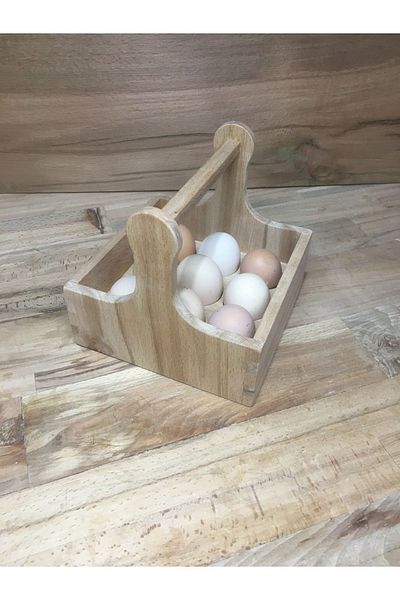 koza tasarım atölyesi Egg Basket 9 Pieces
