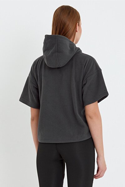 cervus Φλις κοντομάνικο φούτερ με κουκούλα για γυναίκες