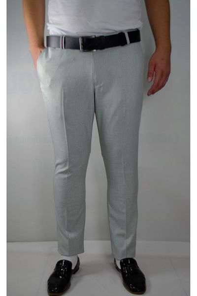 Bomonti Men's Cotton Slim Fit Striped Trousers