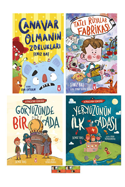 Timaş Çocuk 2.3.sınıf-Gökyüzünde Bir Ada–Atmaca’nın Günlüğü,Canavar Olmanın Zorlukları,Tatlı Rüyalar Fabrikası