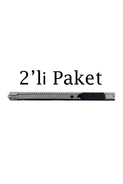 BRIO Maket Bıçağı Cam Filmi Uygulama Metal 9 Mm 2'li Paket