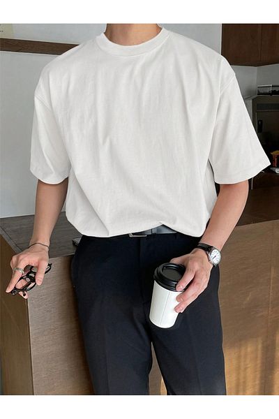 COOL TARZ Ανδρικό βαμβακερό μπλουζάκι Crew Neck