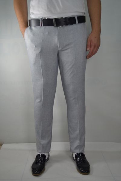 Bomonti Men's Cotton Slim Fit Striped Trousers