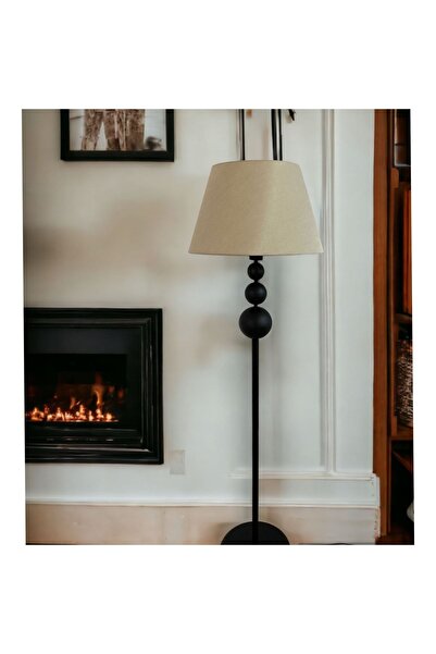 ABAJUR EVİM Ömür Avize Roma Lambader Siyah Lambader Krem Başlık