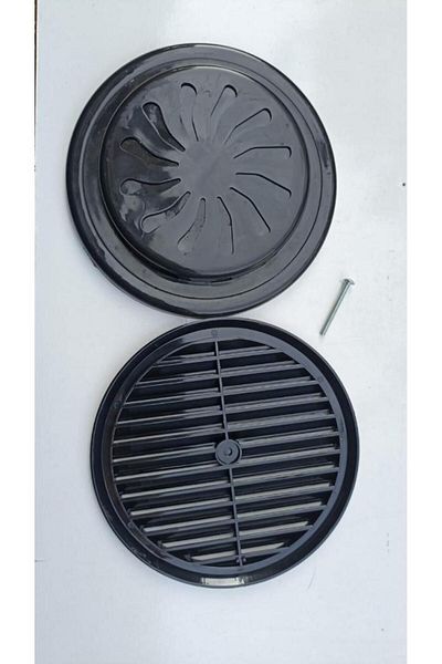 CAM MENFEZCİM BLACK OPEN-CLOSE GLASS/BALCONY VENT (NEW) WITH COVER