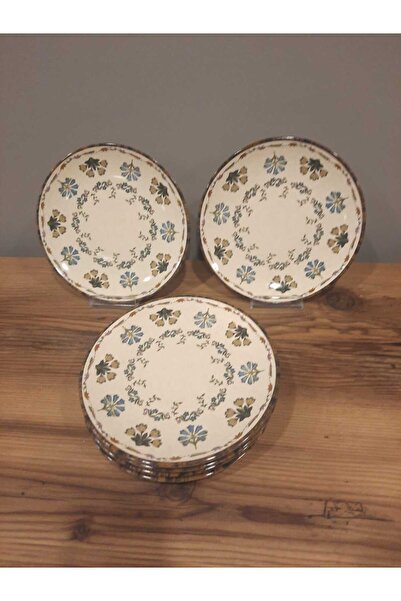 Keramika KERAMİKA 20 CM PASTA TABAĞI 6 ADET