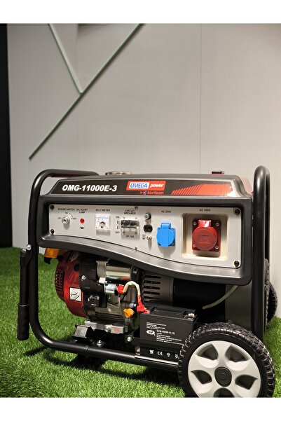 Omega Omg 11000 E3 Benzinli Ipli-marşlı, Trifaze Jeneratör