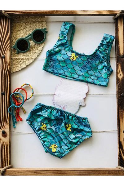 LİNOTTİ Παιδικό μαγιό με σχέδιο Mermaid