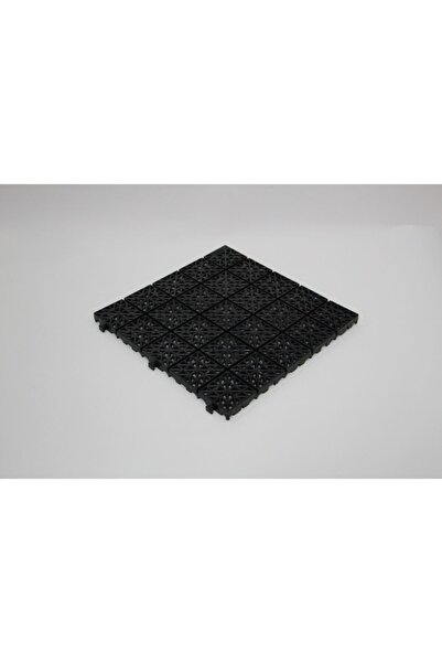 Gerçektrend Siyah ,kare Desenli Ortopedik Plastik Yer Karosu Zemin Döşemesi Y...