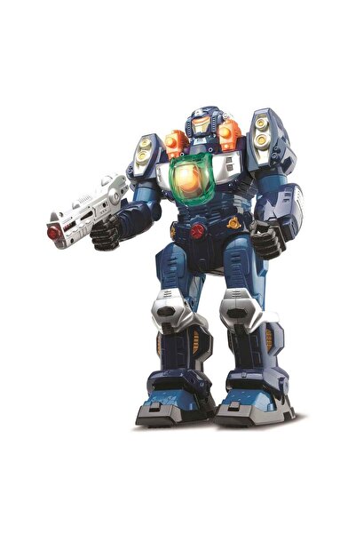 Happy Kıd M.A.R.S. Sesli ve Işıklı Yürüyen Turbotron Robot 30 cm - Mavi
