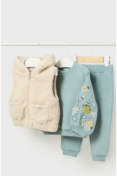 MAYORAL 3-Piece Tracksuit Set for Baby Girl