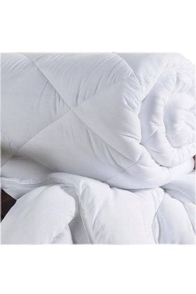 AYHOME Double Duvet Pillow Set 2 Pillows Silicone Quilt White Microfiber Antiallergic