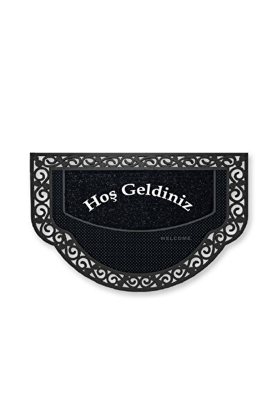M&H Quality Dekoratif Dış Kapı Yıkanabilir Toz Alıcı Halı Kapı Önü Paspası hoş geldiniz yazılır