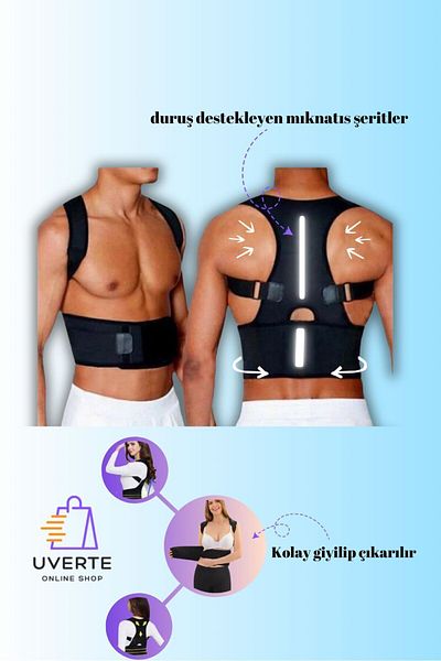 UVERTE Medical Orthopedic Corset - Magnetic Upright Posture, Anti-Humpback, Shoulder and Back Waist Support