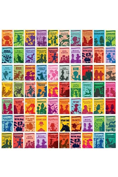 TÜRKİYE İŞ BANKASI KÜLTÜR YAYINLARI Iş Bankası Çocuk Klasikleri 70 Kitap Set