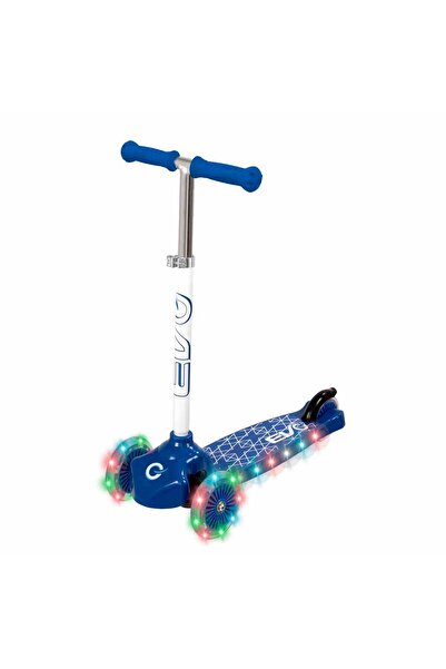 Genel Markalar Evo Işıklı 3 Tekerlekli Mavi Scooter