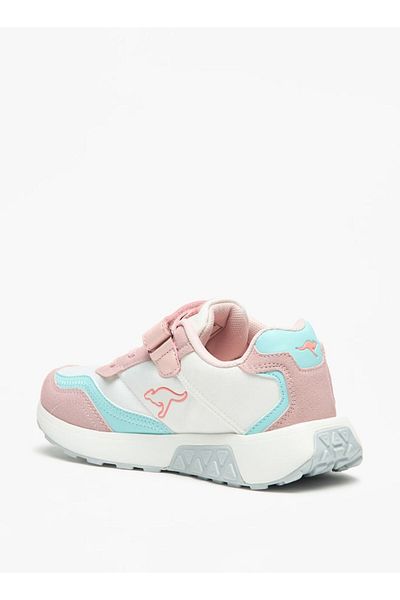 Kangaroos حذاء مشي بألواح للفتيات مزود بخطاف وحلقة للإغلاق