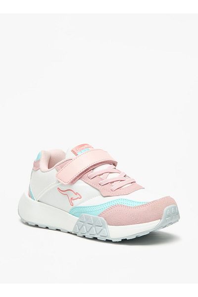 Kangaroos حذاء مشي بألواح للفتيات مزود بخطاف وحلقة للإغلاق