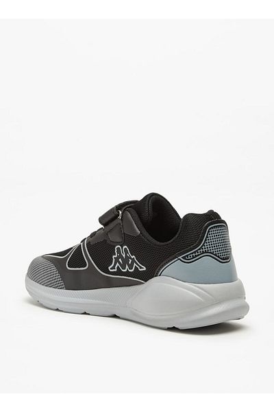 Kappa Girls' Panelled Sports Shoes with Hook and Loop Closure