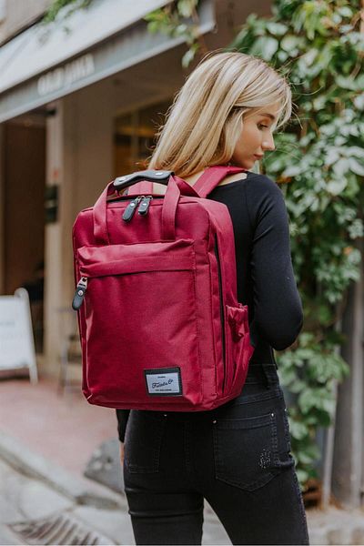Fudela Lima Claret Red Backpack