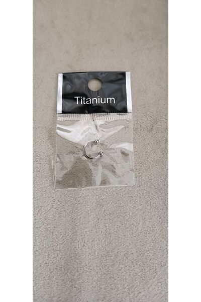 AyçaSilver Titanyum tragus piercing